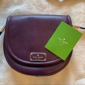 Kate Spade ♠️ NEVER USED plum crossbody purse 💜